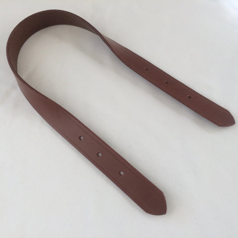 Dark Brown Replacement Leather Bag Straps 