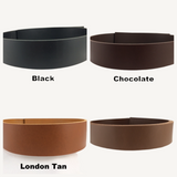 5/8 inch Wide Finished Leather Belt Strip Blank 8-9 oz. Choice of 4 colors