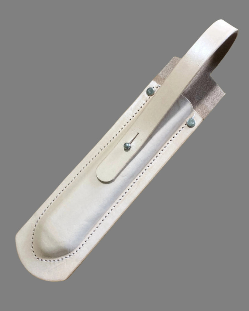 Natural Vachetta Scissor case designed to fit Wiss 22N or 22W shears