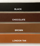 4 Colors - Thick Leather Set 4 Round 4.25" Wide Large Drink Beverage Matts Coasters