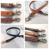 5/8 in. Thick Leather Cross Body Shoulder Purse Bag Replacement Straps  4 Colors