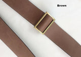 adjustable convertible leather strap  Choice of 4 Colors