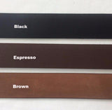 color of leather used by valuebeltsplus on straps