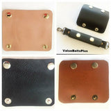 HQ Cowhide Leather Handle Wrap Grip Sleeve Bag Straps Luggage Cases Backpacks