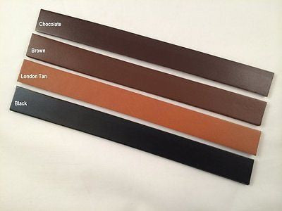 Cowhide leather strip blank belt strap crafts black brown dark tan
