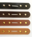 1 inch Finished Top Grain Cowhide Leather Belt Strips Blanks 9-10 oz 56 inches