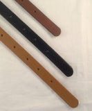 Adjustable Leather Strap Extenders Extensions for Bag Straps - 3 lengths - 4 widths