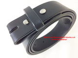 1.25 inch Leather Belt Strip Blank Crafts 9/10 oz. Choice of 4 colors
