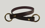 5/8 in. Leather Shoulder Purse Bag Replacement Strap w/Round Gate Rings Lengths: 18 inches  21 inches  24 inches 