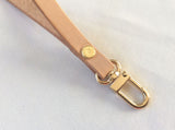 3/8 in.  Vachetta Leather Wristlet Gamaguchi Pochette Bag Purse Wallet Strap