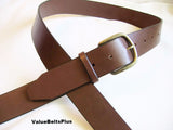 1.5 inch wide vintage style guitar strap with antique brass buckle