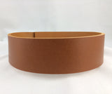 London tan - color of leather belt blank by ValueBeltsPlus