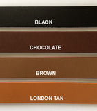 9-10 oz. leather strips black brown tan chocolate
