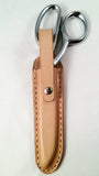 leather case for 7-8 inch scissors handcrafted