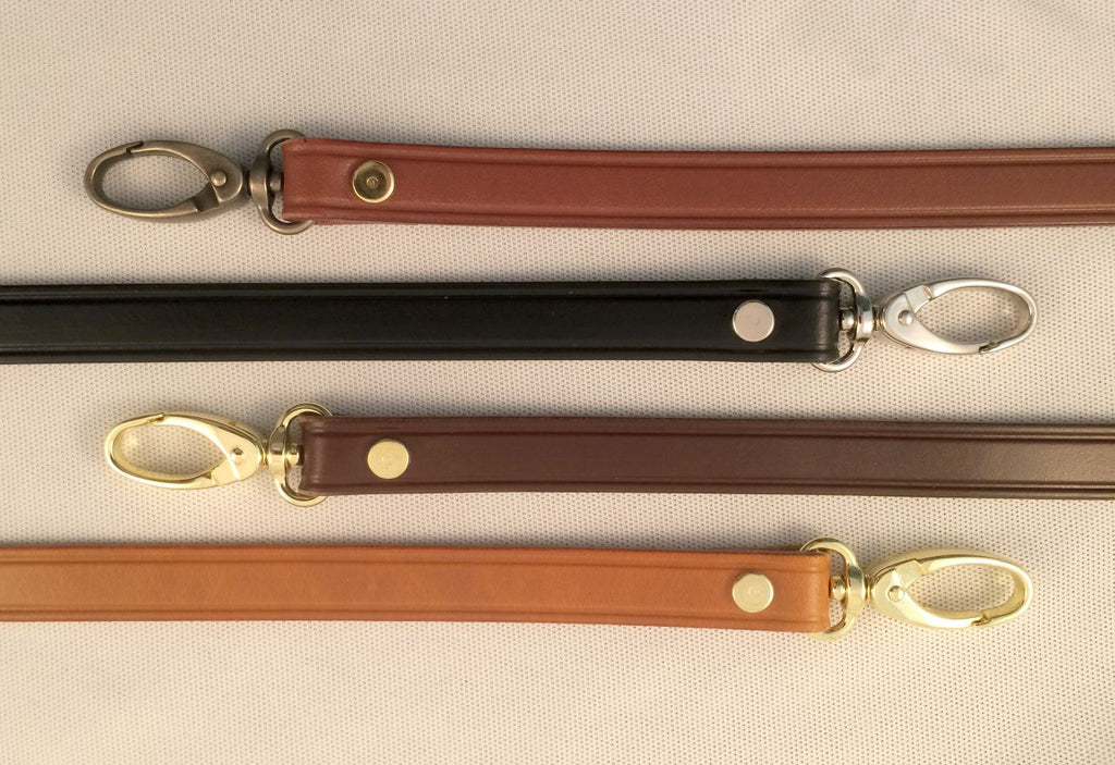 1/2 in. wide (13mm) Leather Cross Body Replacement Strap for Bags - 4 Color