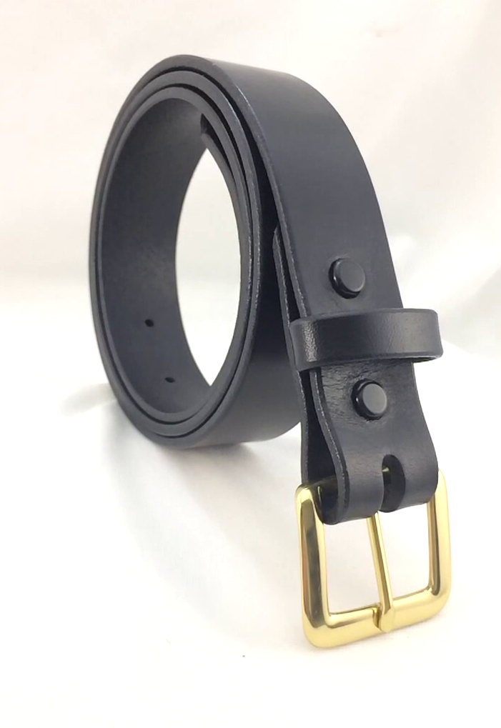 1.25 in. Quality Thick Leather Men's Dress Belt With Snap-on Removable –  ValueBeltsPlus