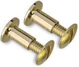brass chicago screws