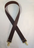 1.5" Quality Wide Leather Cross Body Purse Bag Strap NEW 5 Lengths  3 Colors