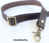 leather adjustable strap with slide  Choice of 4 Colors