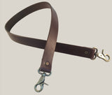 chocolate 1 in. Thick Leather Cross Body or Shoulder Purse Bag Replacement Straps 4 Colors