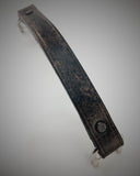 Black distressed leather replacement handle antique finish for cases, musical insturments or briefcases