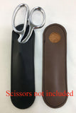 Leather Case Sheath Sewing Fabric Dressmaker Work Scissors Fits 7–8 inch Shears