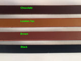 leather strips ValueBeltsPlus. 4 colors Black brown london tan and chocolate