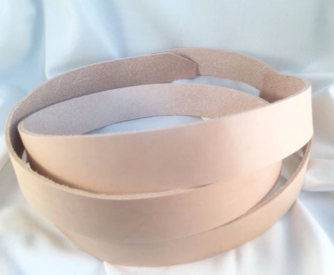 vachetta natural vegetable tanned leather strips